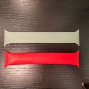 Red and Turquoise Set Apple Watch bands